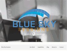 Tablet Screenshot of blueskysessions.com